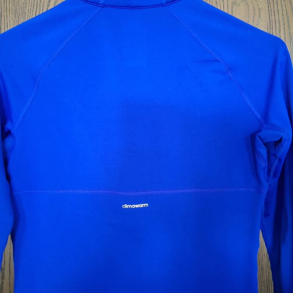 Adidas Blue Long Sleeve Pullover - Picture 4 of 6